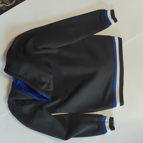 Fast Track zip Beach Style LA warm fleece black full zip up hoodie. Sz XXL - Picture 6 of 9